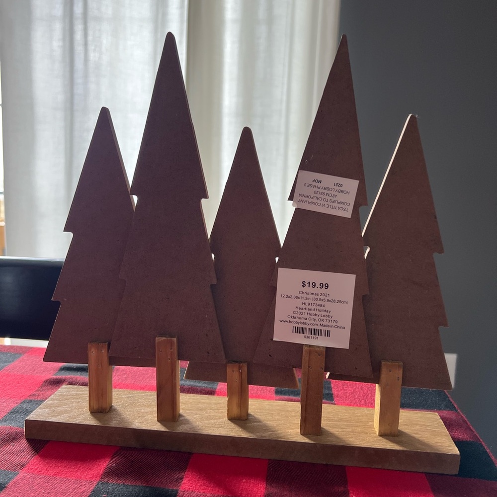 Rustic Holiday Tree Decor Set - Picture 3 of 4
